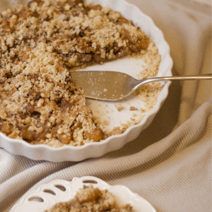 Tarte Maison Pomme & crumble spéculoos