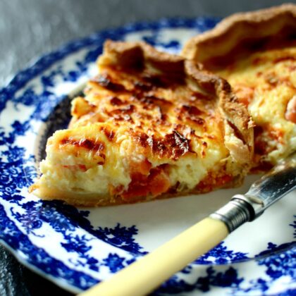 Quiche chèvre & tomates séchées